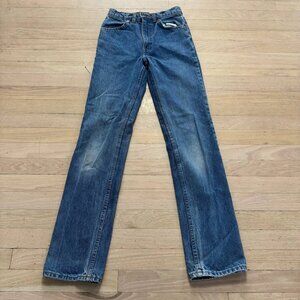 Levi's 501 Vintage Orange Tab Button Fly Straight Blue Men's 24x31 Jeans